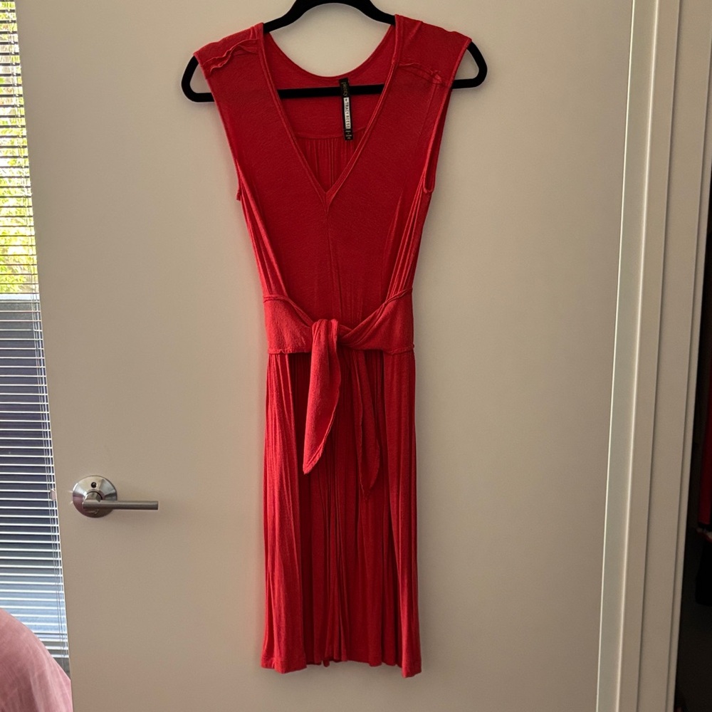 Tracy Reese Red Sleeveless Dress